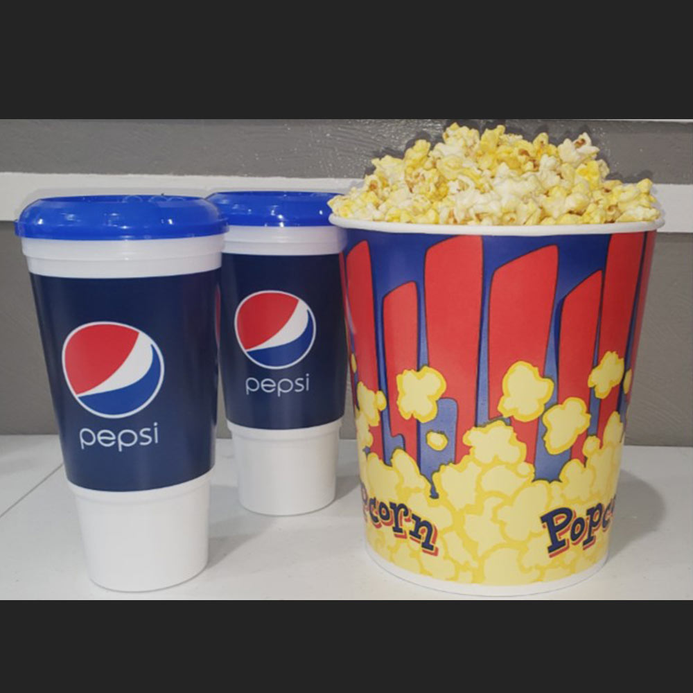 Sweet Heart Pack - 2 Large Drinks, 1 Large Popcorn - Humboldt Plaza 3