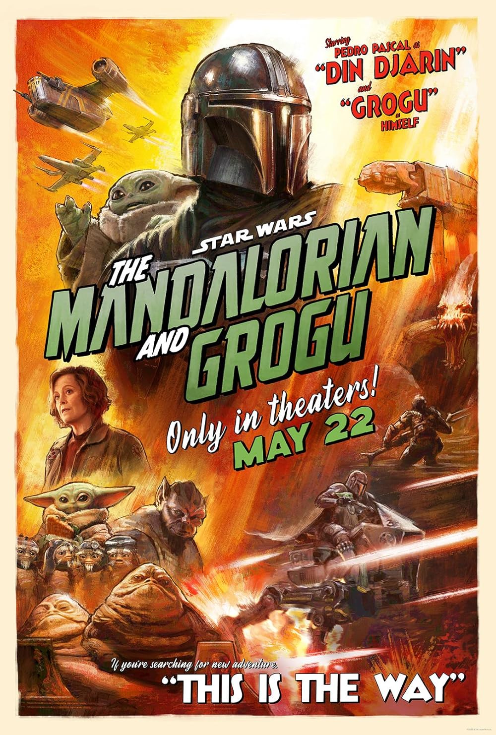 the Mandalorian and grogu